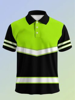 Men’s Hi-Vis Reflective Polo Shirt