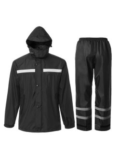 Men’s Reflective Rain Suit Set