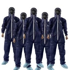 5-Pack Disposable Hooded Coveralls